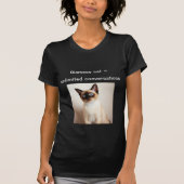 Personalized Siamese Cat Shirt Custom Photo Gift Tシャツ (正面)