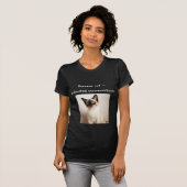 Personalized Siamese Cat Shirt Custom Photo Gift Tシャツ (正面フル)