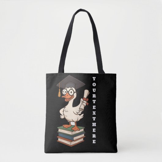 Personalized Silly Goose Graduation トートバッグ (正面)