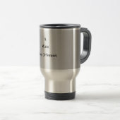 Personalized Silver Minimalist Tumbler Initial トラベルマグ (正面右)