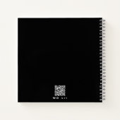 Personalized Silver Wedding Guest Book ノートブック (裏面)