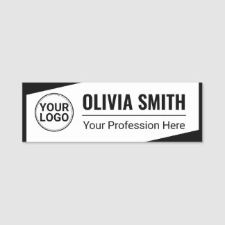 Personalized Simple Business Name Tag 名札