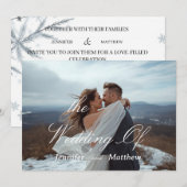 Personalized Simple Modern Wedding Invitation  招待状 (正面/裏面)