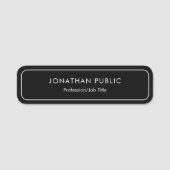 Personalized Simple Template Upload Your Logo to 名札 (正面)