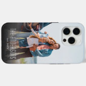 Personalized Single Family Photo & Name Case-Mate iPhoneケース (裏面 (横))