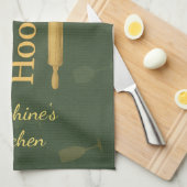 Personalized Sip Sip Hooray Wine Lover Tea Towel キッチンタオル (四つ折り)