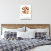 Personalized Sister Definition Quote Wall Art キャンバスプリント (インサイチュ (寝室))