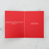 Personalized Sister's Reasonably Priced Christmas  カード (内部)