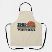 Personalized sixty vintage 60th birthday gifts エプロン (正面)