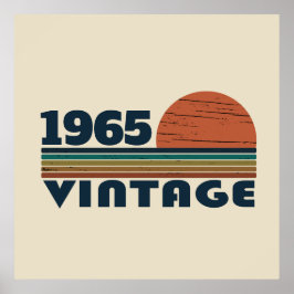 Personalized sixty vintage 60th birthday gifts ポスター