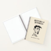 Personalized Sketches and Scribbles Notebook ノートブック (内部)
