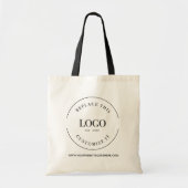 Personalized Small Business Branding Reusable トートバッグ (正面)