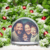 Personalized Snow Globe with Custom Photo and Name (クリスマス)