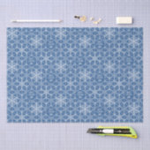 Personalized Snowflake star Holiday wrapping paper 薄葉紙 (クラフト)