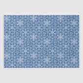Personalized Snowflake star Holiday wrapping paper 薄葉紙 (正面)