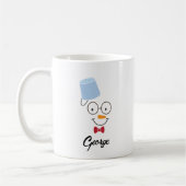 Personalized Snowman Mug | Custom Name Christmas  コーヒーマグカップ (左)