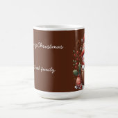 Personalized Snowman Mug - Custom Name Gift コーヒーマグカップ (中央)