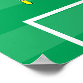 Personalized soccer ball and players ポスター (角)