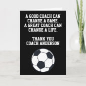 Personalized Soccer Coach From Team Players カード (正面)
