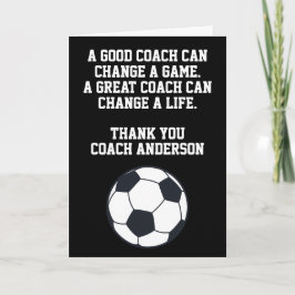 Personalized Soccer Coach From Team Players カード
