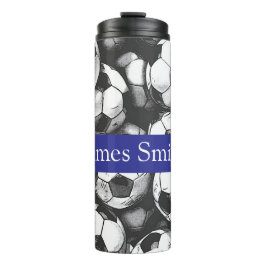 Personalized soccer drink tumbler タンブラー