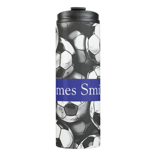 Personalized soccer drink tumbler タンブラー (正面)