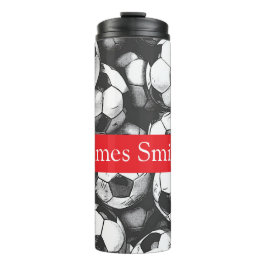 Personalized soccer drink tumbler タンブラー