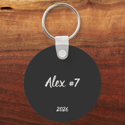 Personalized Soccer Mama Keychain – Custom Name キーホルダー (裏面)