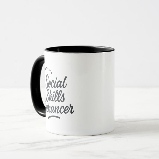 Personalized Social Skills Enhancer Gift Coffee マグカップ (正面左)