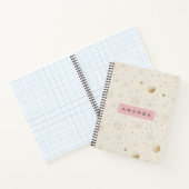 Personalized Soft Gold Polka Dot Minimalist Style ノートブック (内部)