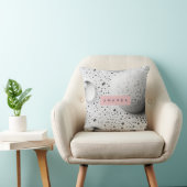 Personalized Soft Gray Bubble Texture Design クッション (椅子)