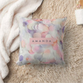 Personalized Soft Pastel Confetti Design クッション (ブランケット)
