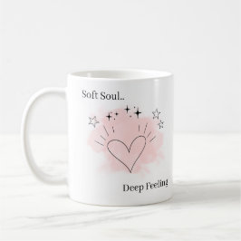 Personalized Soft Soul Ceramic Coffee Mug コーヒーマグカップ