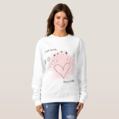 Personalized Soft Soul Women’s Sweatshirt スウェットシャツ (正面フル)