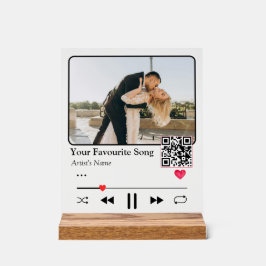 Personalized Song Code Night Light Romantic Couple アクリルサイン