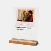 Personalized Song Code Romantic LED Night Light  アクリルサイン (傾斜)