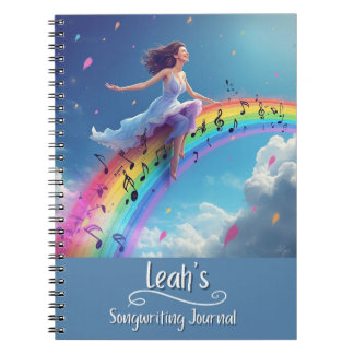 PERSONALIZED Songwriting Journal, Spiral Bound ノートブック