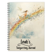 PERSONALIZED Songwriting Journal, Spiral Bound ノートブック (正面)