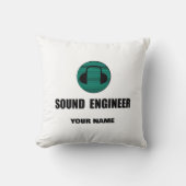 Personalized Sound Engineer Audio Engineering クッション (正面)