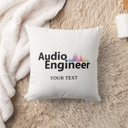 Personalized Sound Engineer Audio Engineering クッション (ブランケット)