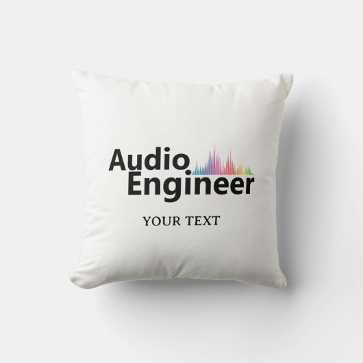 Personalized Sound Engineer Audio Engineering クッション (正面)