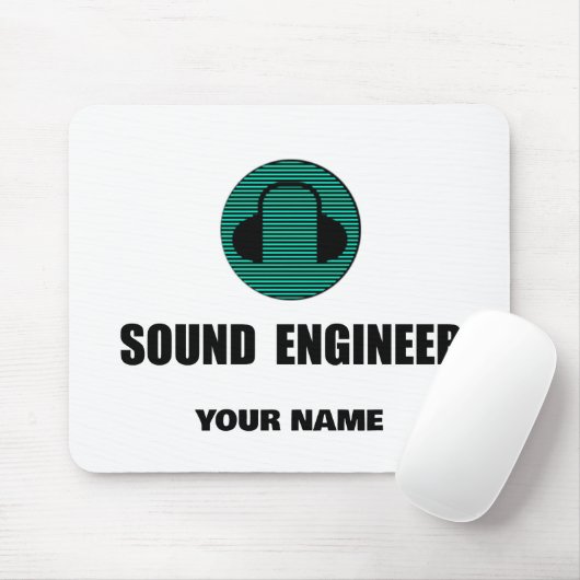 Personalized Sound Engineer Audio Engineering マウスパッド (マウス)
