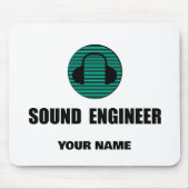 Personalized Sound Engineer Audio Engineering マウスパッド (正面)