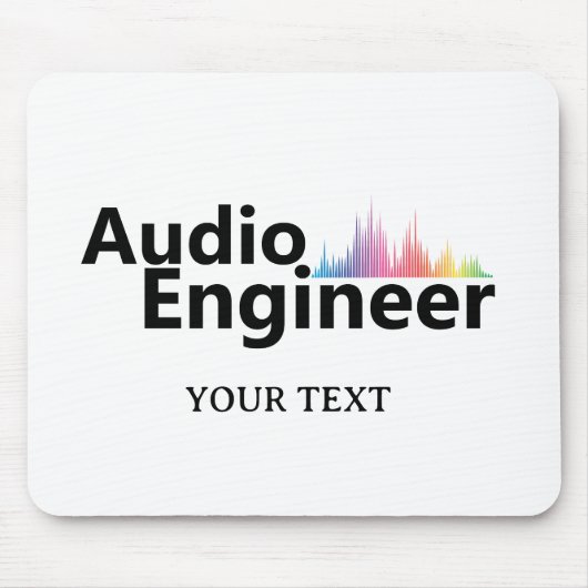 Personalized Sound Engineer Audio Engineering マウスパッド (正面)