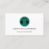 Personalized Sound Engineer Audio Engineering 名刺 (正面)