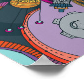 Personalized Space Name Poster for Kids  ポスター (角)