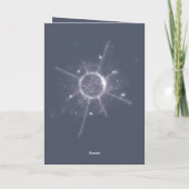 Personalized Space Theme Birthday Card カード (裏面)