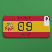Personalized Spain National Soccer Graphic Athlete iPhoneケース