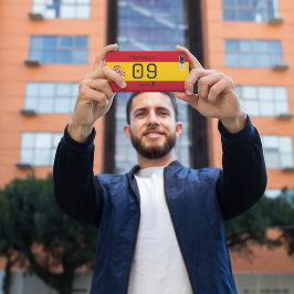 Personalized Spain National Soccer Graphic Athlete iPhone 15 Proケース