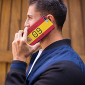 Personalized Spain National Soccer Graphic Athlete iPhoneケース